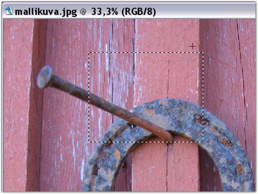 Valinnan piirtäminen on yksinkertaista.