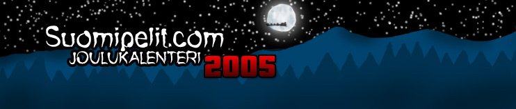 Suomipelit.comin joulukalenteri 2005