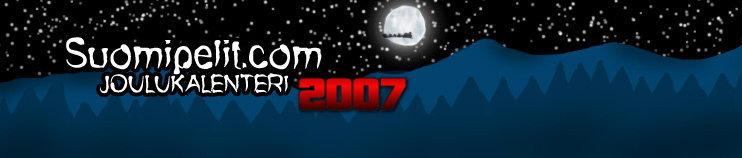Suomipelit.comin joulukalenteri 2007