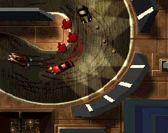 Vauhdin hidastuessa kurviin piikit ja luodit voivat koetella auton puskuria.