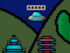 Lentävän lautasen lisäksi peliin sisältyy myös lentävät haarukat ja veitset.