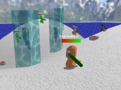 Mato Matalan toverit eivät tienneet, että jäätiköllä on kylmä.