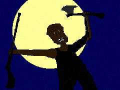 Ernest von Näkkärin haamu kummittelee metsissä pelotellen viattomia metsureita.